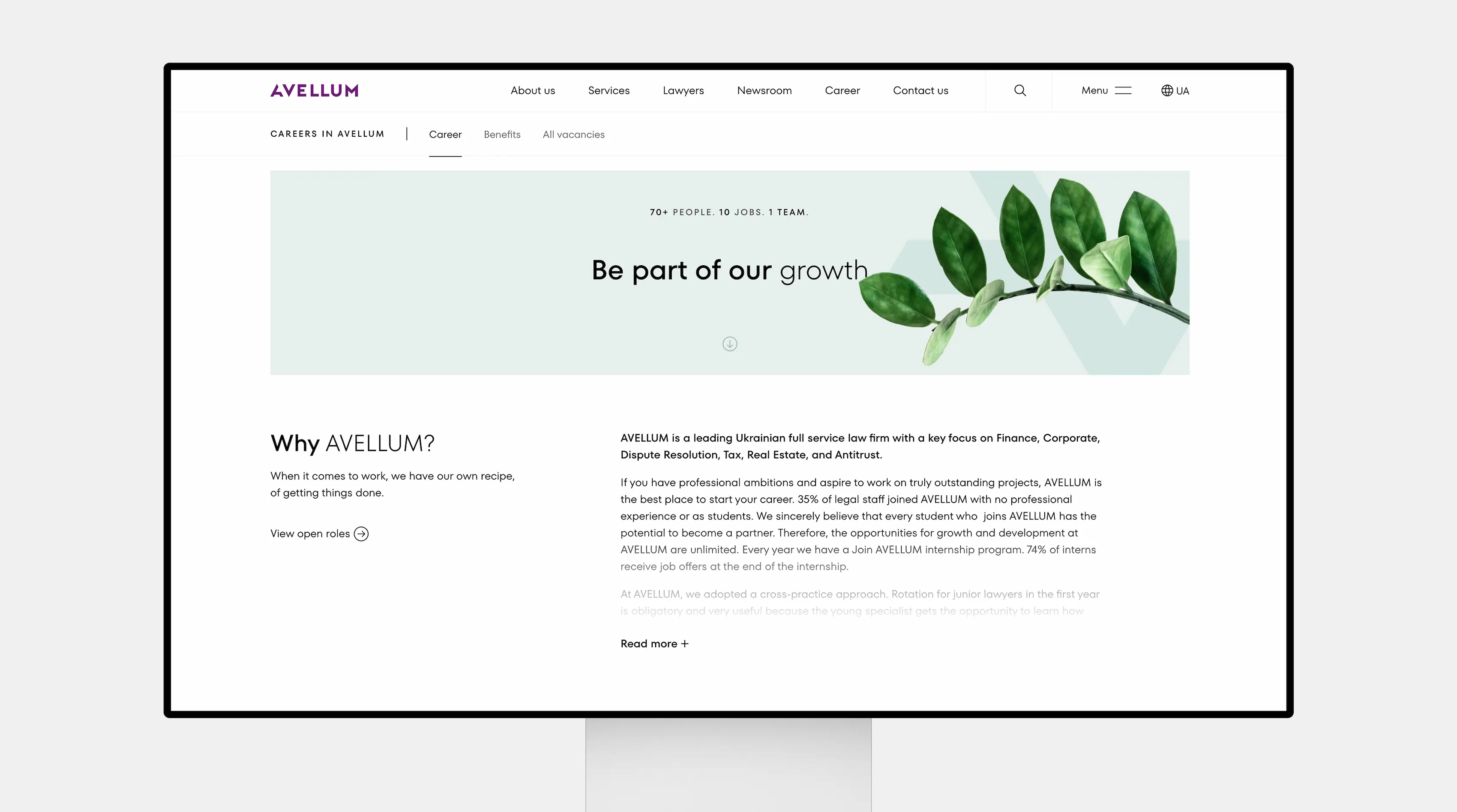 the new avellum website created by smotrow design, nikita smotrow, nikita smotrov