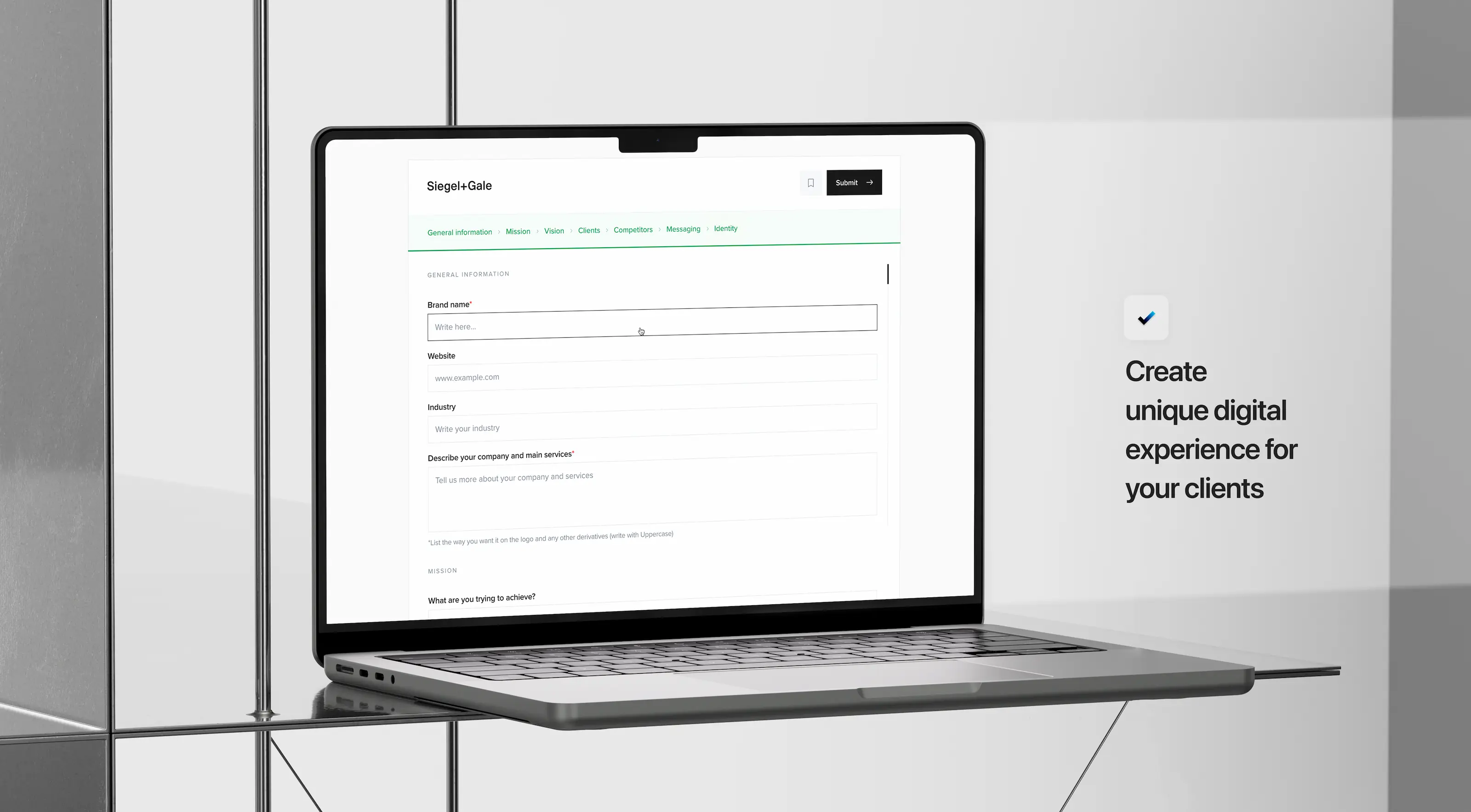 Client Brief Generator, exclusively designed and created by Smotrów Design